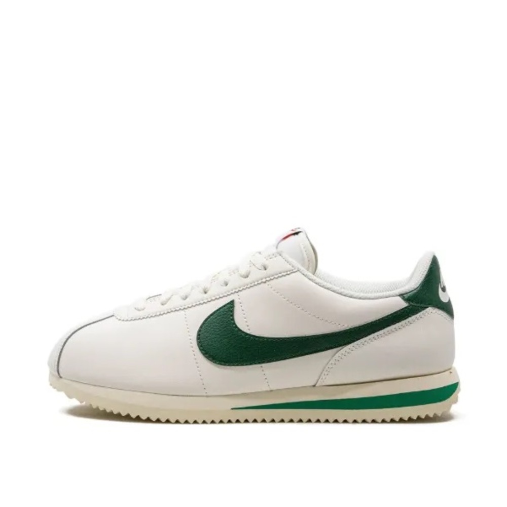 Women’s Nike Classic White and Green Cortez